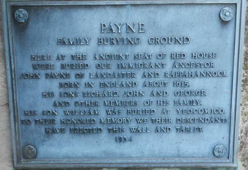 Payne Burying-Ground Red House-Cedar Hill 